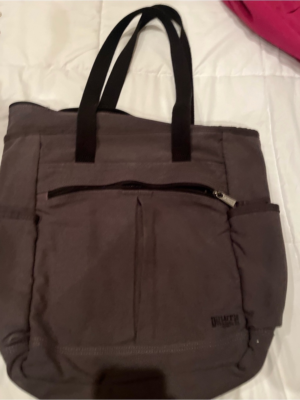 Duluth trading Canvas Everyday Tote Bag - Gray